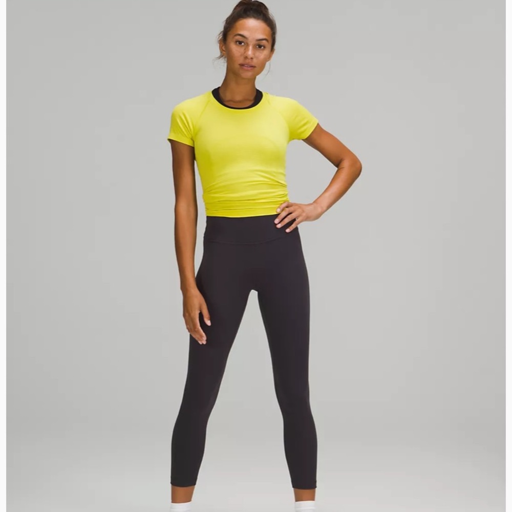 Cropped lululemon Grey legging